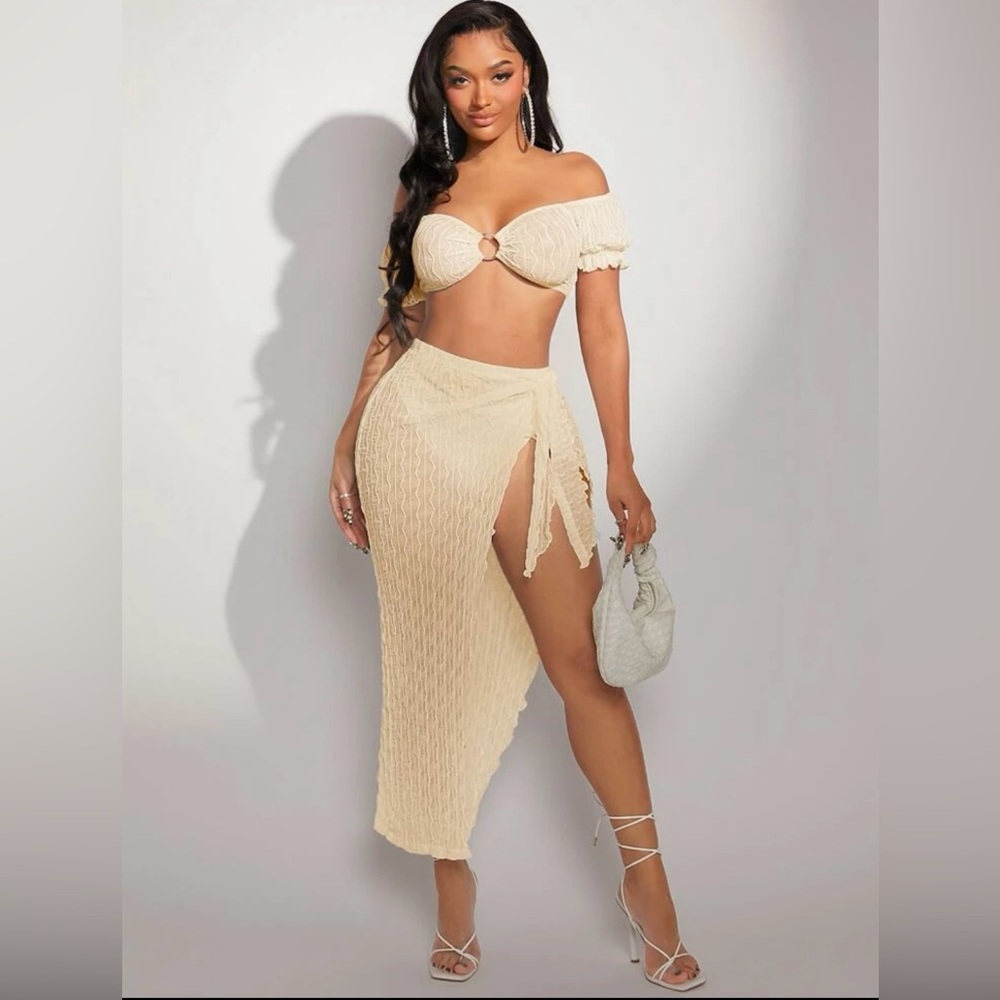 SHEIN SXY Skirt Set Sz M
